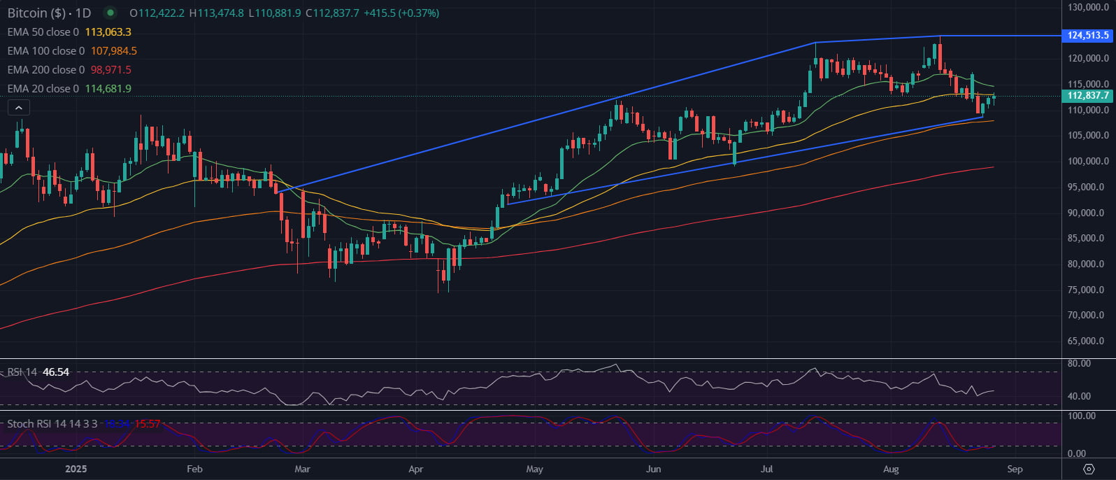 Bitcoin Ausblick: Unterstützung oder Einbruch?