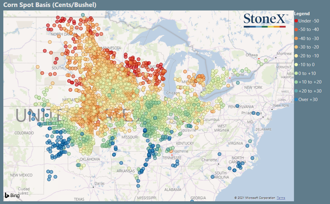 U.S. Corn Basis Maps