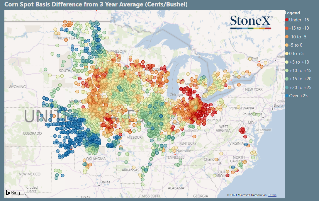 U.S. Corn Basis Maps