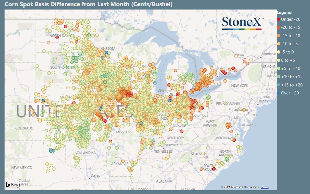 U.S. Corn Basis Maps